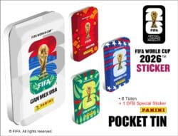 Panini FIFA WM 2026 Sticker - POCKET TIN <font color="red">(EVT: 08.05.2026)</font>