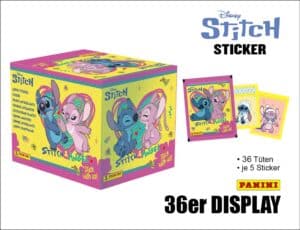 Stitch & Angel Sticker Display