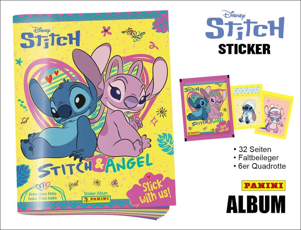 Stitch & Angel Sticker Album