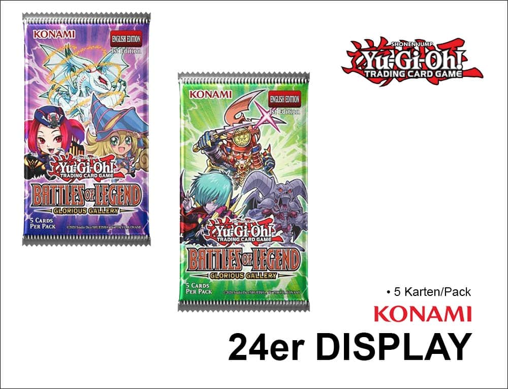 YGO Battles Legend Glorious Gallery Booster
