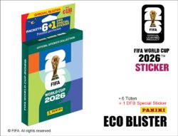 Panini FIFA WM 2026 Sticker - ECO BLISTER + 6 TÜTEN <font color="red">(EVT: 08.05.2026)</font>