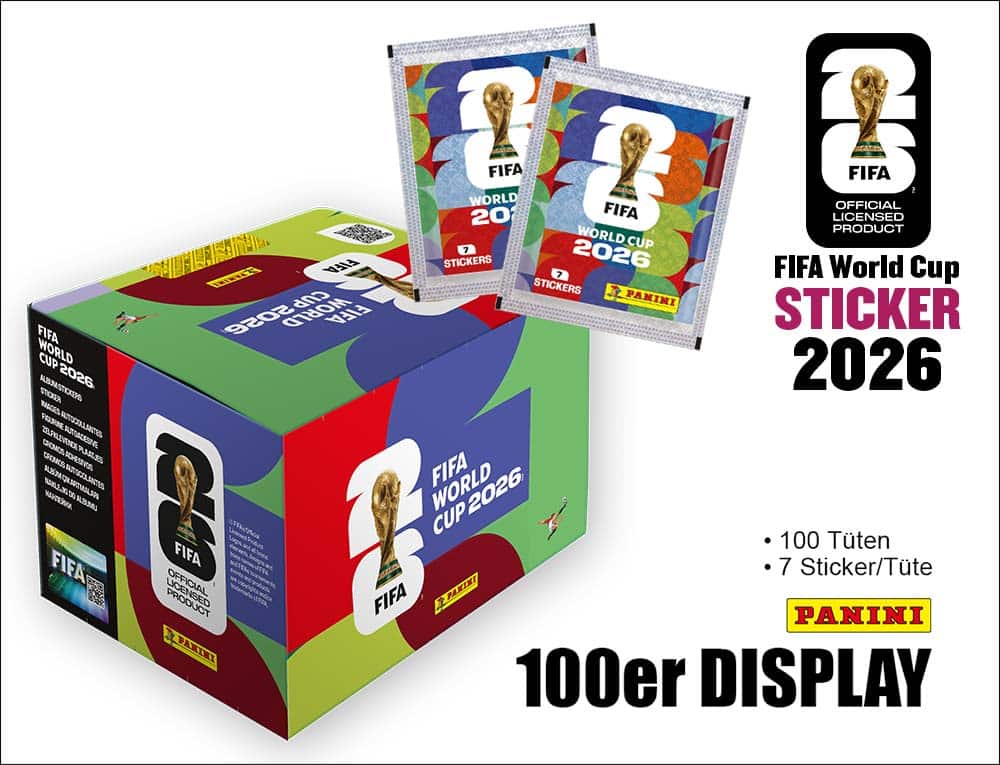 FIFA World Cup 2026 Sticker Display