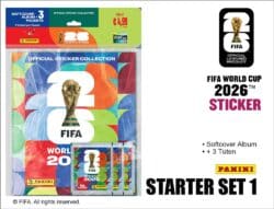 Panini FIFA WM 2026 Sticker - STARTER SET 1 (Soft-Cover + 3 Tüten) <font color="red">(EVT: 08.05.2026)</font>