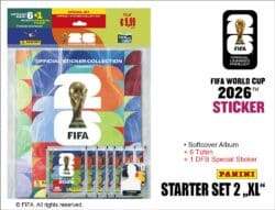 Panini FIFA WM 2026 Sticker - STARTER SET 2 XL (Soft-Cover + 6 Tüten) <font color="red">(EVT: 08.05.2026)</font>