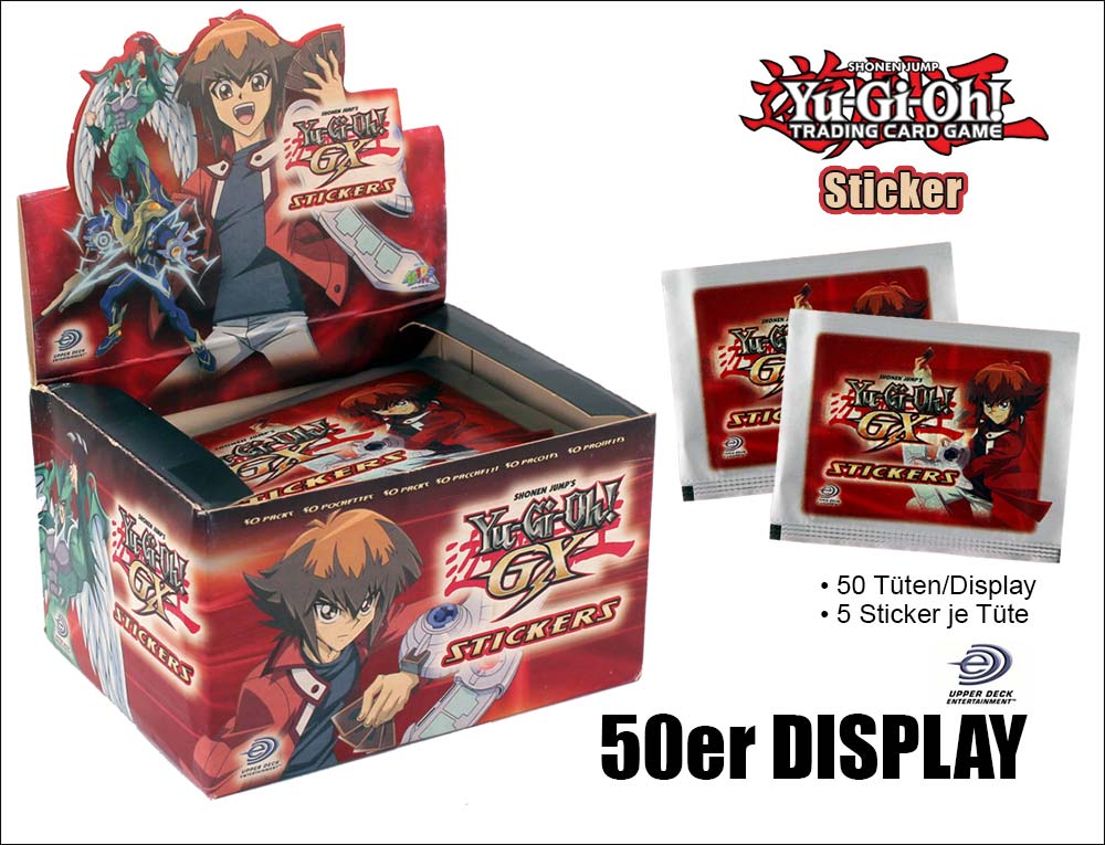 Yugioh GX Sticker Display
