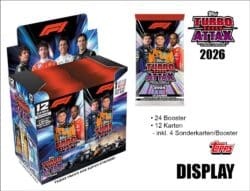 Topps Turbo Attax Formel 1 TC 2026 – 24er DISPLAY (27.07.2026)