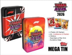 Topps Turbo Attax Formel 1 TC 2026 – MEGA TIN Guardians of the Grid & Sunshine State (27.07.2026)