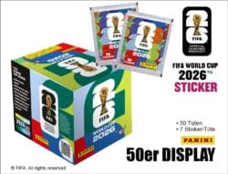 Panini FIFA WM 2026 Sticker – SONDERDISPLAY MIT 50 TÜTEN (ab 31.7.2026)