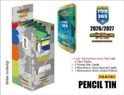 Panini FIFA 365 2026/2027 TC Adrenalyn XL – PENCIL TIN / 4er DISPLAY (Anfang 09/2026)