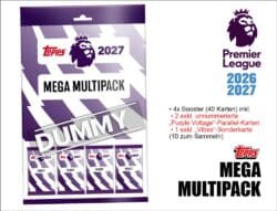 Topps Premier League Trading Cards 2026/2027 – MEGA MULTIPACK (20.08.2026)