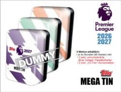 Topps Premier League Trading Cards 2026/2027 – MEGA TIN (August 2026)