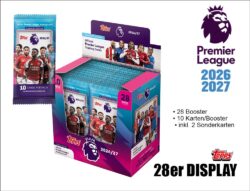 Topps Flagship Premier League Trading Cards 2026/2027 – 28er DISPLAY