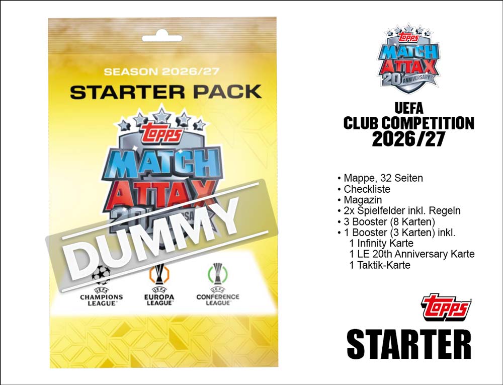Topps UEFA Club Competitions 2026/27
  Starter Set