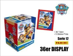 Panini Paw Patrol Serie 12 „Search & Rescue“ Sticker – 36er DISPLAY