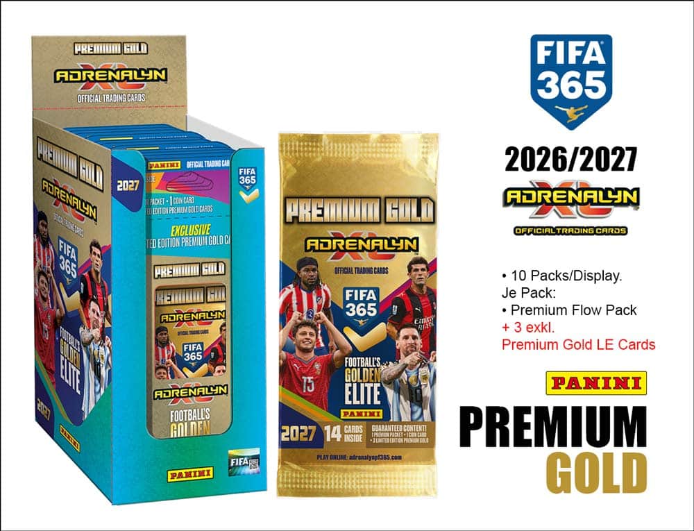 Panini FIFA 365 2027 Premium Gold Box