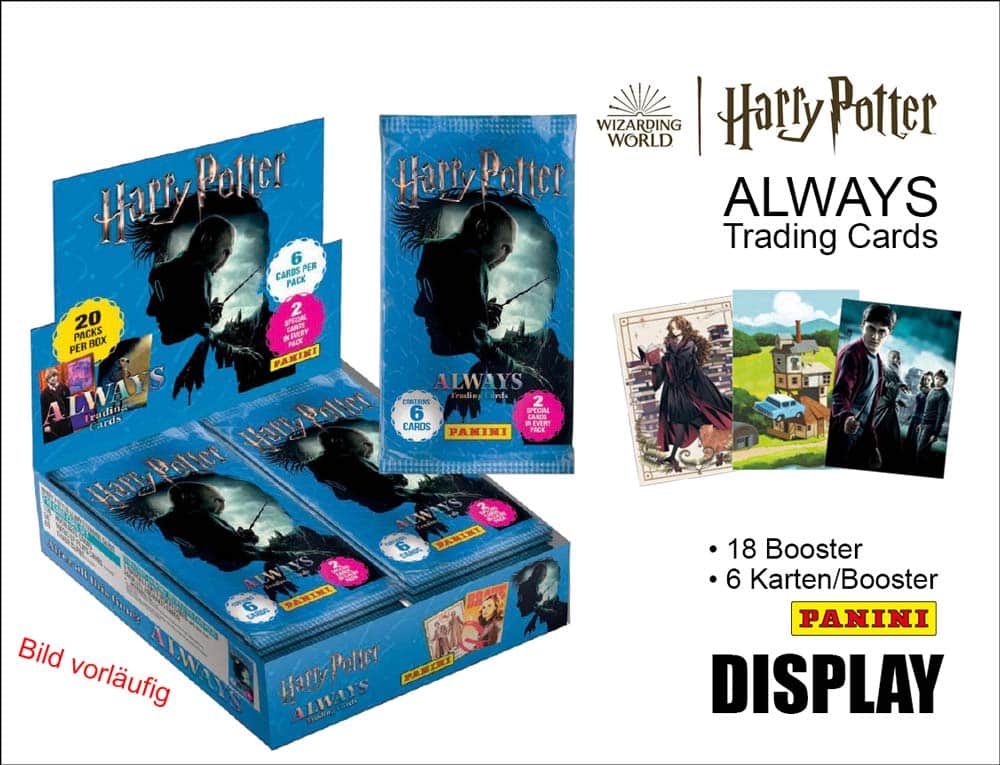 Harry Potter Always Trading Cards Display