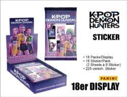 K-Pop Demon Hunters Sticker - 18er DISPLAY (EVT. 8.10.26)
