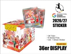 Panini Google Pixel Frauen-Bundesliga 2026/27 Sticker Display