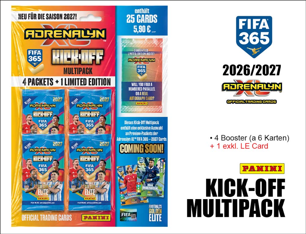 Panini FIFA 365 2027 Kick Off Multipack