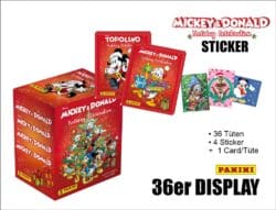 Panini Micky & Donald Holiday Celebration Sticker & Cards • 36er DISPLAY