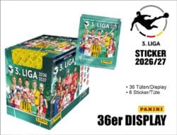 Panini 3. Liga 2026/27 Sticker – 36er DISPLAY (Ende 10/2026)