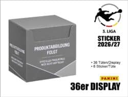 Panini 3. Liga 2026/27 Sticker – 36er DISPLAY (Ende 10/2026)