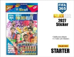 Panini FIFA 365 2027 Sticker • Football’s Golden Elite • STARTER SET (10/2026)