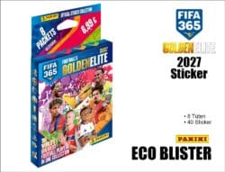 Panini FIFA 365 2027 Sticker • Football’s Golden Elite • ECO BLISTER (10/2026)