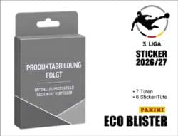 Panini 3. Liga 2026/27 Sticker – ECO BLISTER (Ende 10/2026)